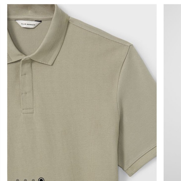 NWT Club Monaco seed stitch polo - Picture 4 of 5